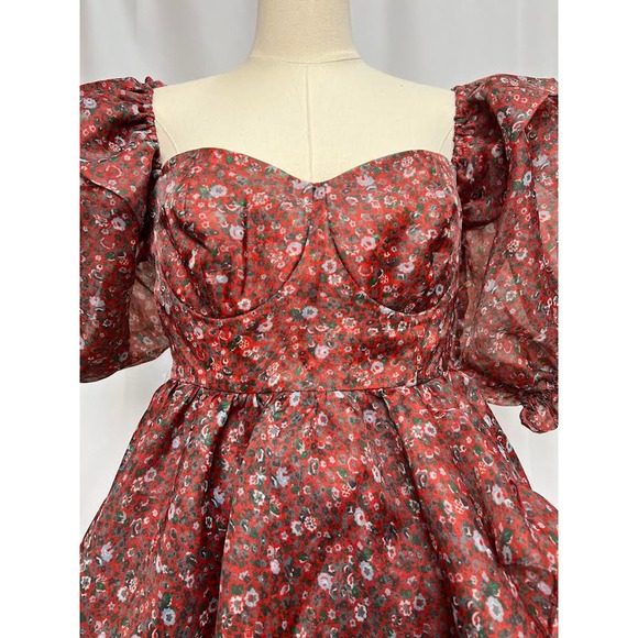 NWT! SELKIE THE CRIMSON BEBE BLOOM DRESS SIZE-6X - Picture 2 of 9